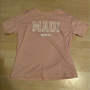 Light tee shirt. Maui Hawaii
